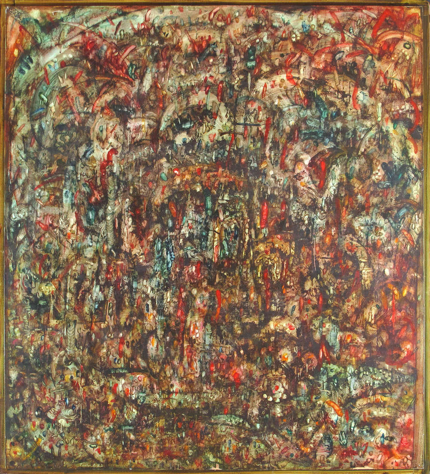 Erwin Trum - 1982 - Bois - 125x140 cm Erwin Trum - 1982 - Bois - 125x140 cm
