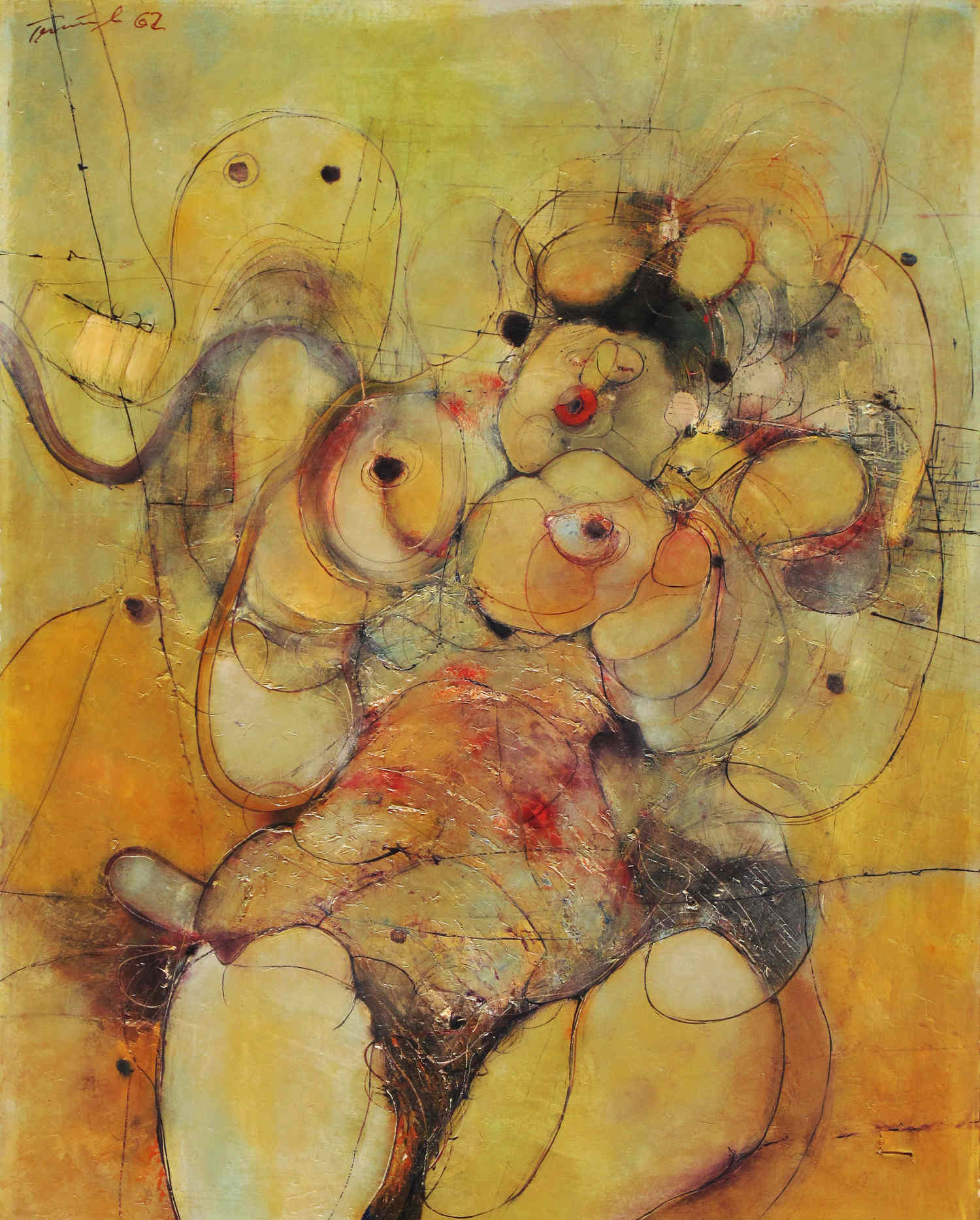 Erwin Trum - 1962 - Toile - 73x92 cm Erwin Trum - 1962 - Toile - 73x92 cm