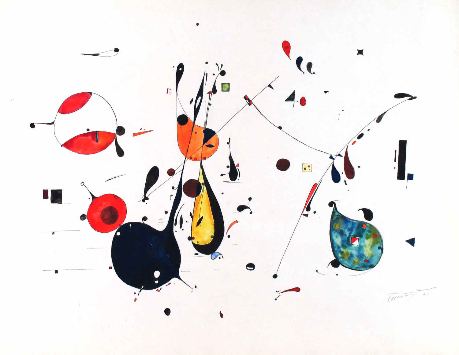 Erwin Trum - 1961 - Papier - 65x50 cm Erwin Trum - 1961 - Papier - 65x50 cm