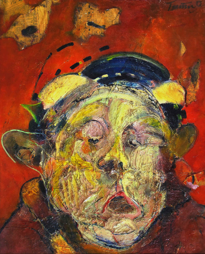 Erwin Trum - Homo machinius - Août 1960 - Toile - 81x100 cm Erwin Trum - Août 1960 - Toile - 81x100 cm