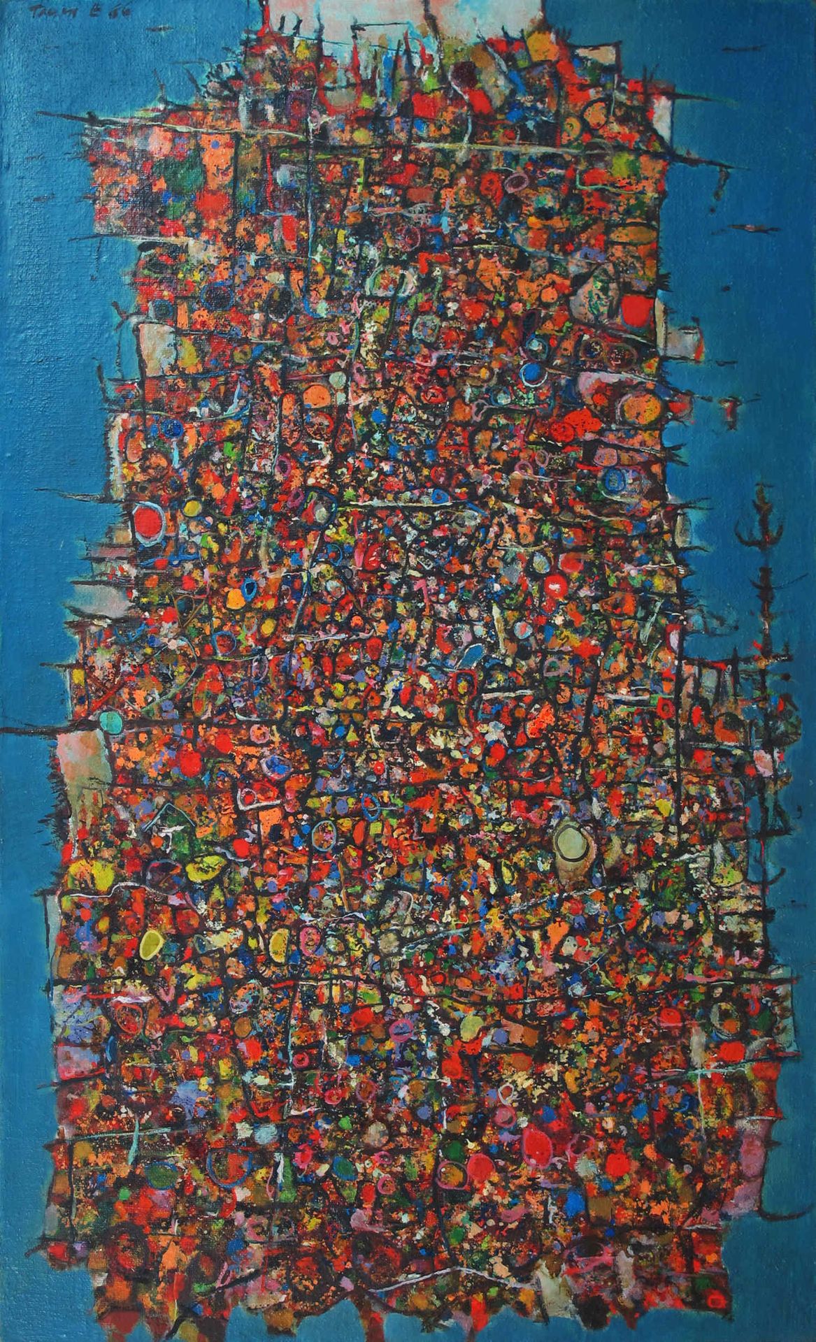 Erwin Trum - 1966 - Toile - 90x147 cm Erwin Trum - 1966 - Toile - 90x147 cm