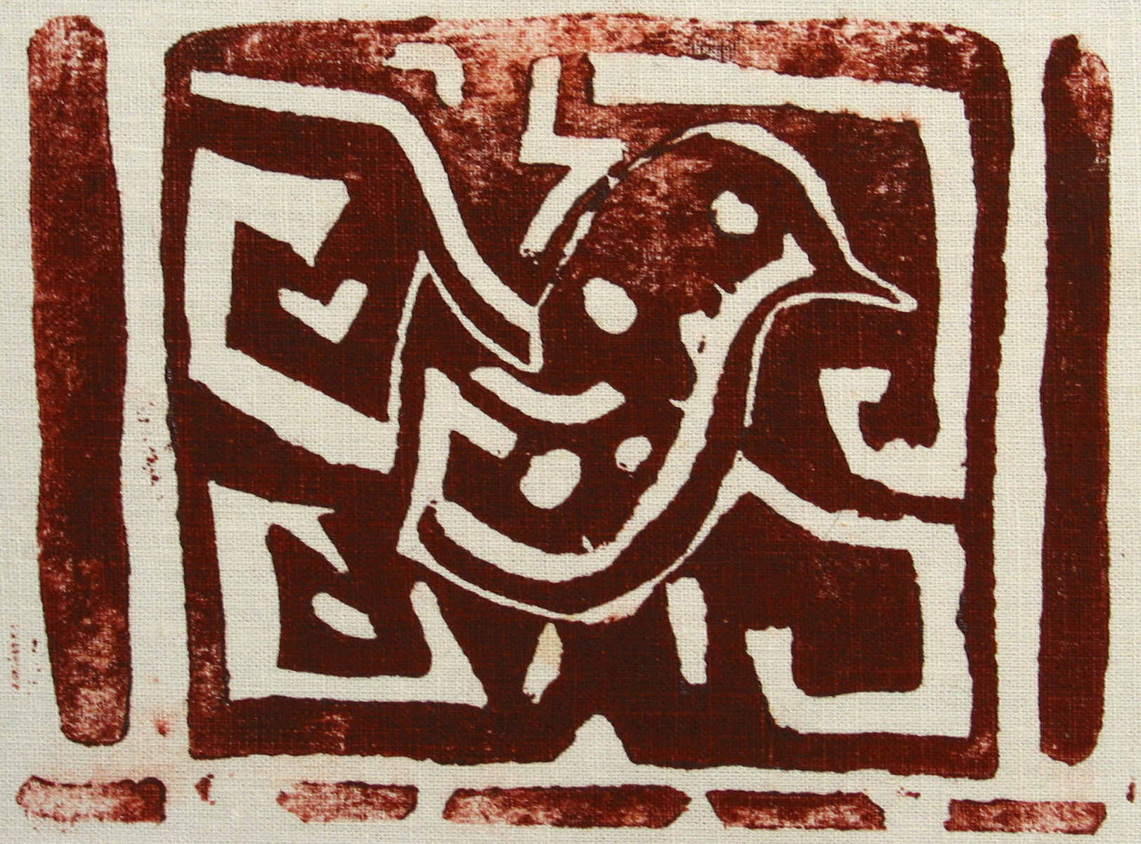 Erwin Trum - 1967 - Linogravure - 16x12 cm