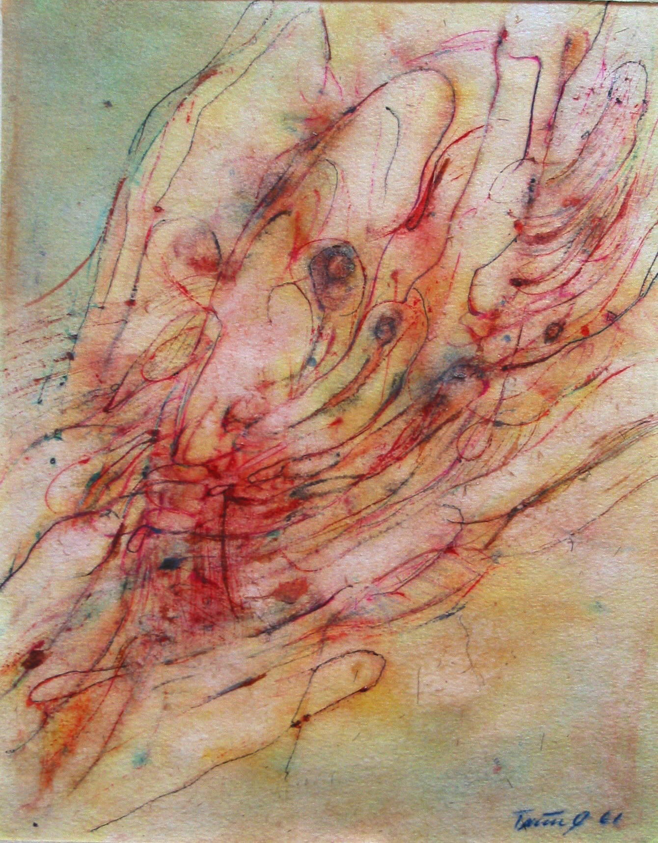 Erwin Trum - 1961 - Papier - 17x22 cm Erwin Trum - 1961 - Papier - 17x22 cm