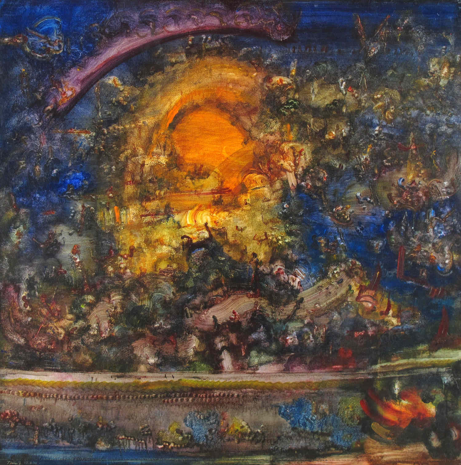 Erwin Trum - 12/08/1990- Bois - 140x140 cm Erwin-Trum